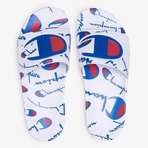 Champion IPO Warped White Slides